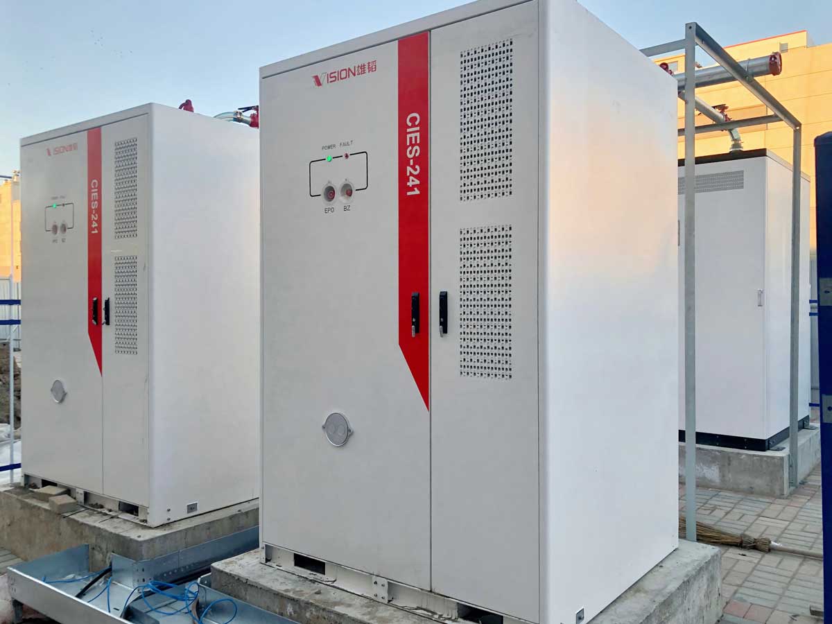 800V HVDC integrated energy storage and backup power system for an AI computing center